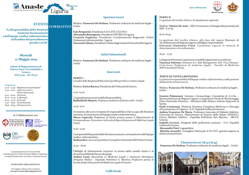 EVENTO FORMATIVO INTERREGIONALE ANASTE